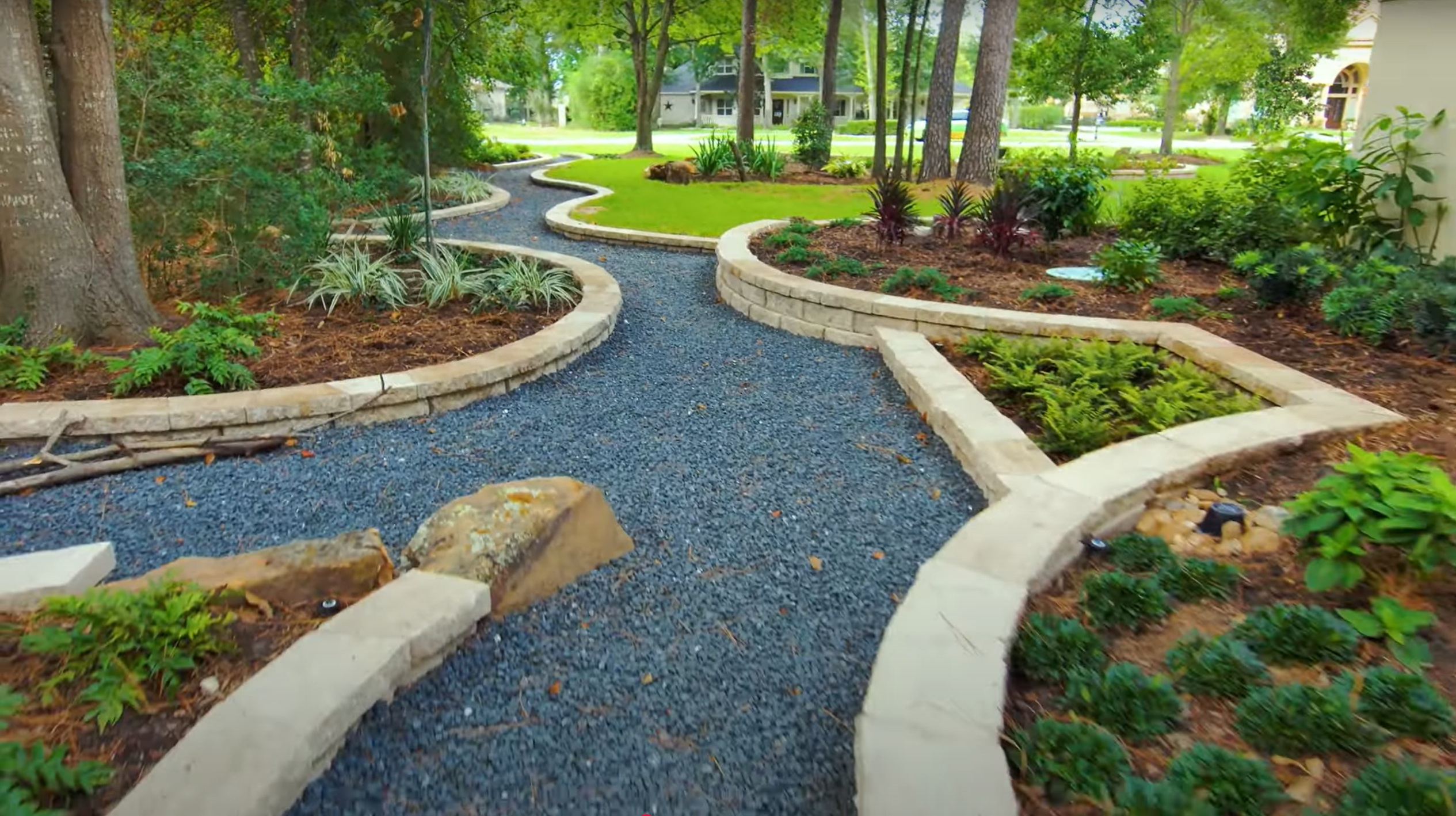 Front Landscape & Drainage Solution