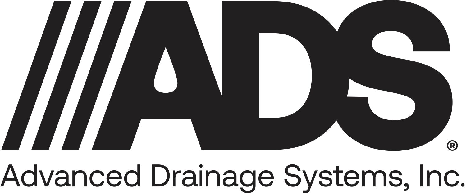 Large-ADS logo with Advanced Drainage Systems, Inc. Stacked - Black